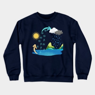 water cycle Crewneck Sweatshirt